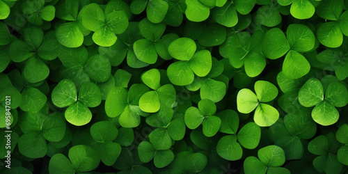 green clover leaves for Saint Patrick's day