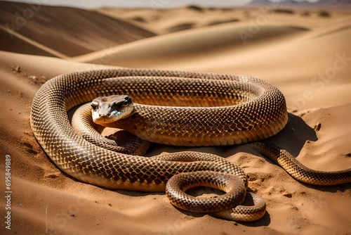 snake in the desert