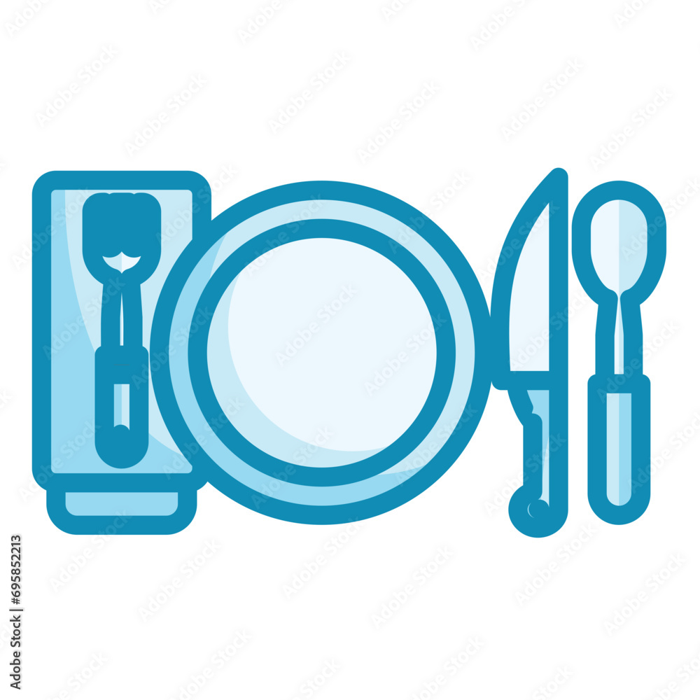 Table Setting Icon Table Setting Icon