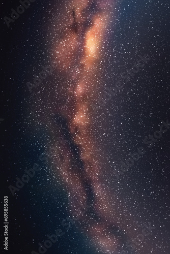 Milky Way  stars and nebula. Night starry sky. Space vector background