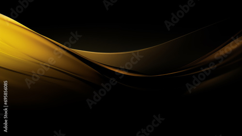 Photo of a dark abstract dynamic liquid yellow gradient, background photography, movie still, website background, copy paste area for text