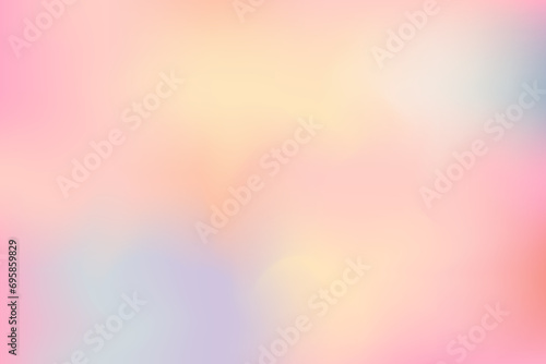 Gradient multi-colored background in pastel shades. Bright blurred pattern of sunset colors photo