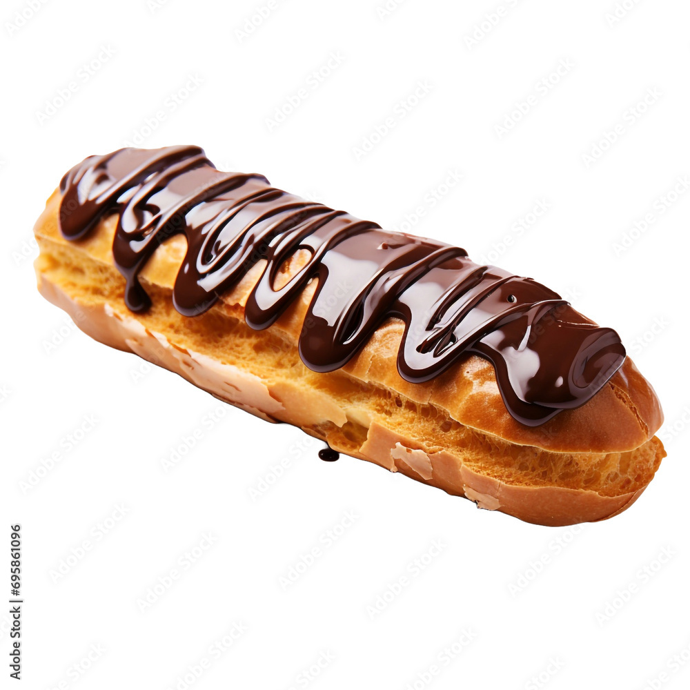 Eclairs isolated on transparent background Eclairs isolated on transparent background