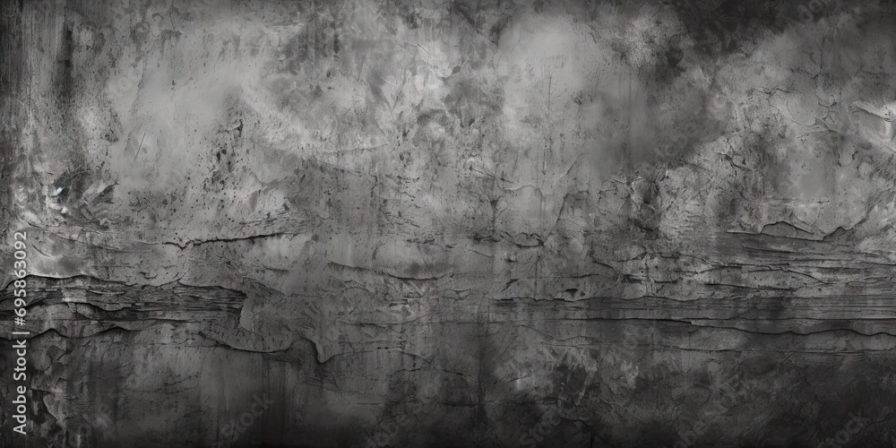 Obraz premium Blackboard and texture converges on dark grunge textured background. Aged and weathered surface painted in shades of black and gray tells story of time passage and unique character it imparts