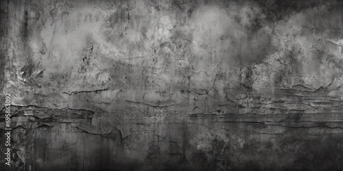 Fényképezés Blackboard and texture converges on dark grunge textured background