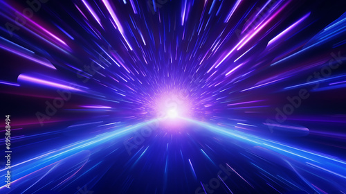 blue, purple glowing. Magical explosion with colorful speed glow. Abstract star or sun. Explosion effect. Fast motion effect. Overlays, overlay, light transition, effects sunlight, lens flare, light. © Nenone