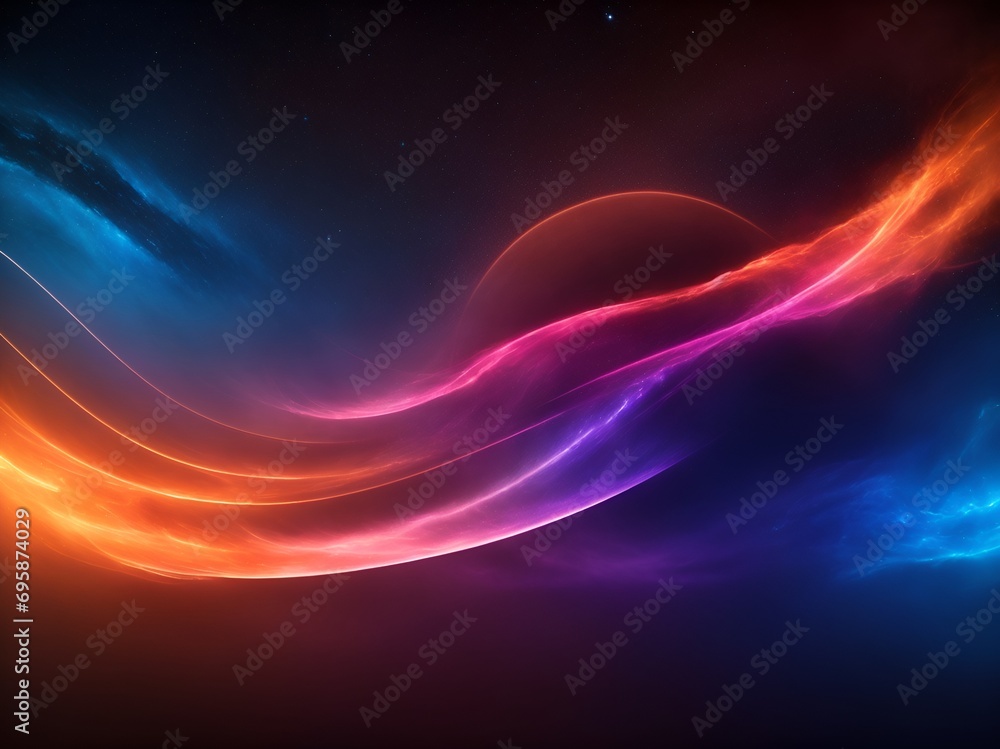 Futuristic art background with glowing and vibrant colors. Futuristic art background with glowing and vibrant colors.