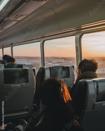 passenger in the train
