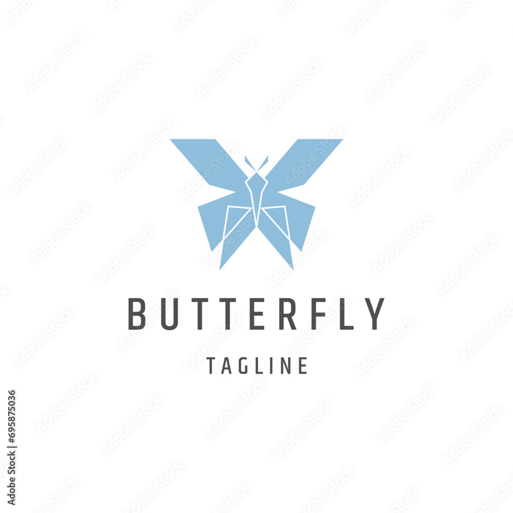 Butterfly logo concept design template element vector illustration Butterfly logo concept design template element vector illustration