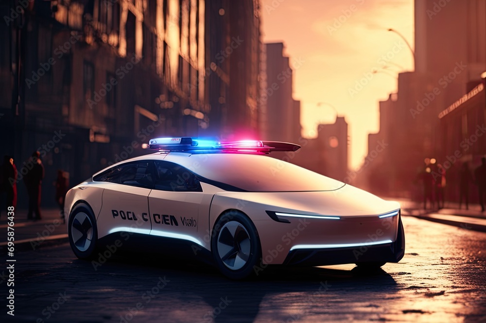 Futuristic sports car technology concept with wireframe intersection Futuristic sports car technology concept with wireframe intersection