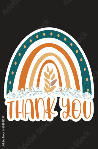 Digital Thank You Sticker 