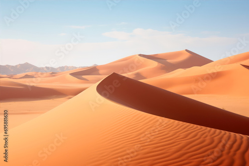 the empty quarter and outdoor sand dune in oman old desert rub al khali photo