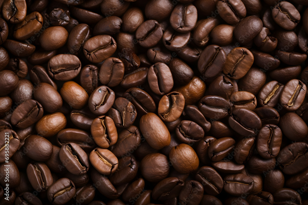 Obraz premium coffee beans background. 