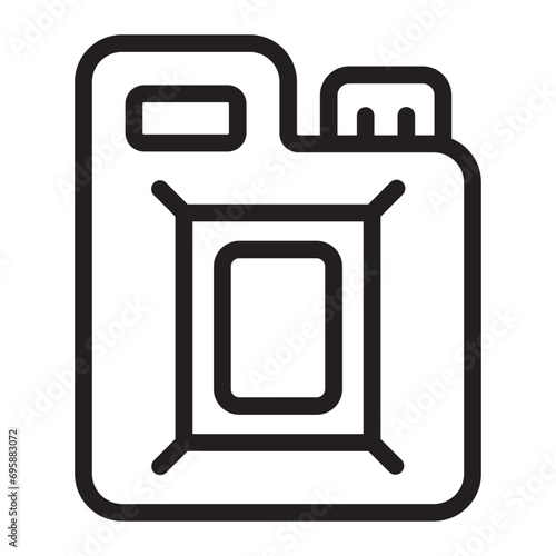 jerrycan line icon