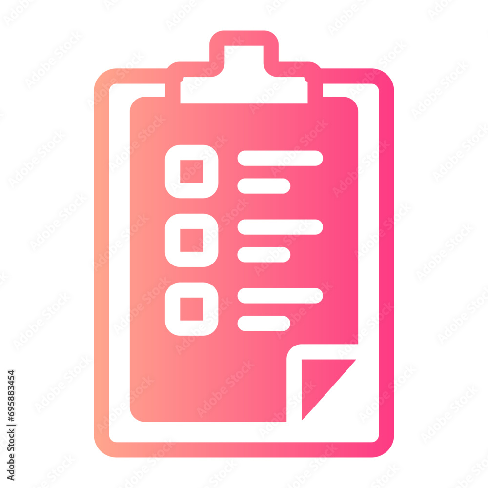 clipboard gradient icon clipboard gradient icon
