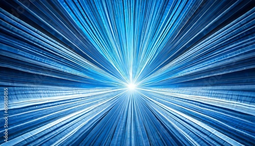 sparkling blue rays in a straight line from the center beautifully distributed backgrounds abstract