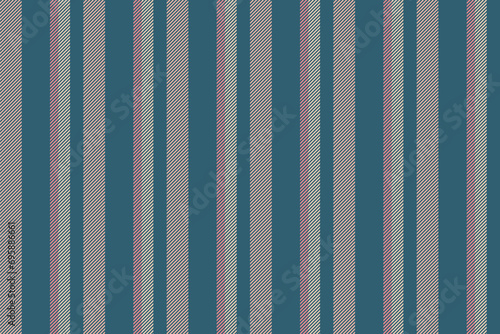 Seamless vector fabric of lines textile texture with a background pattern vertical stripe.