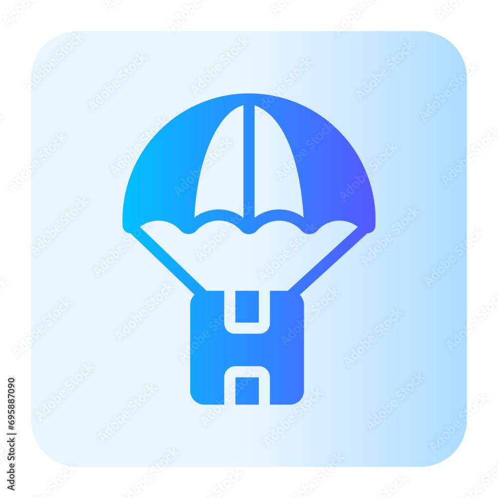 parcel gradient icon parcel gradient icon