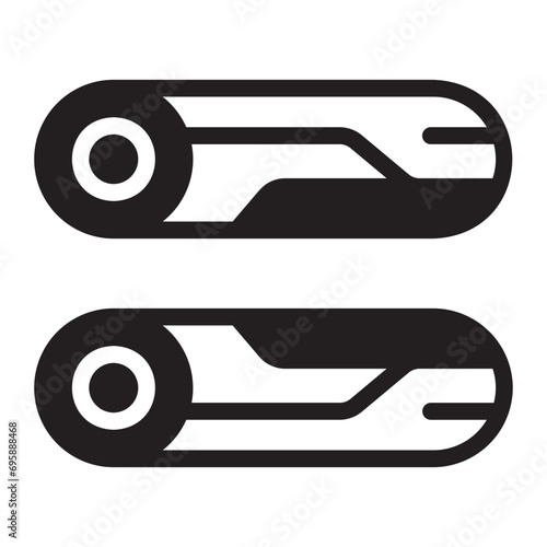 raw materials glyph icon