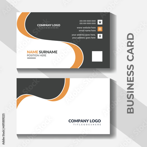 Professional new business card design for medical.