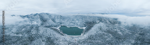 Wallpaper Mural Winter snow scene in Lushan/Mountain Lu National Park Scenic Area, Jiujiang, Jiangxi, China Torontodigital.ca