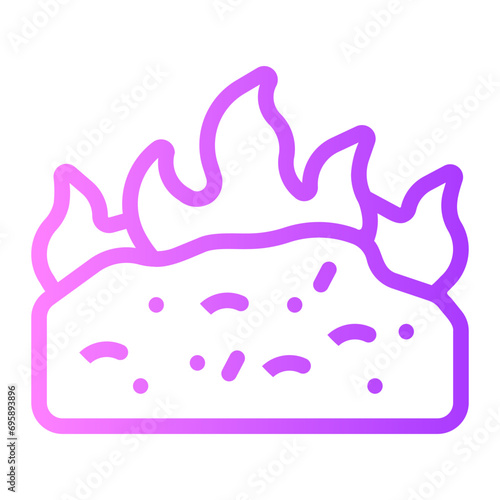 burn gradient icon