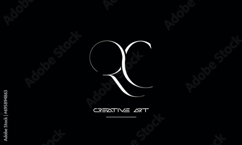 CR, RC, C, R abstract letters logo monogram