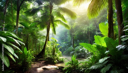 tropical rainforest landscape amazon