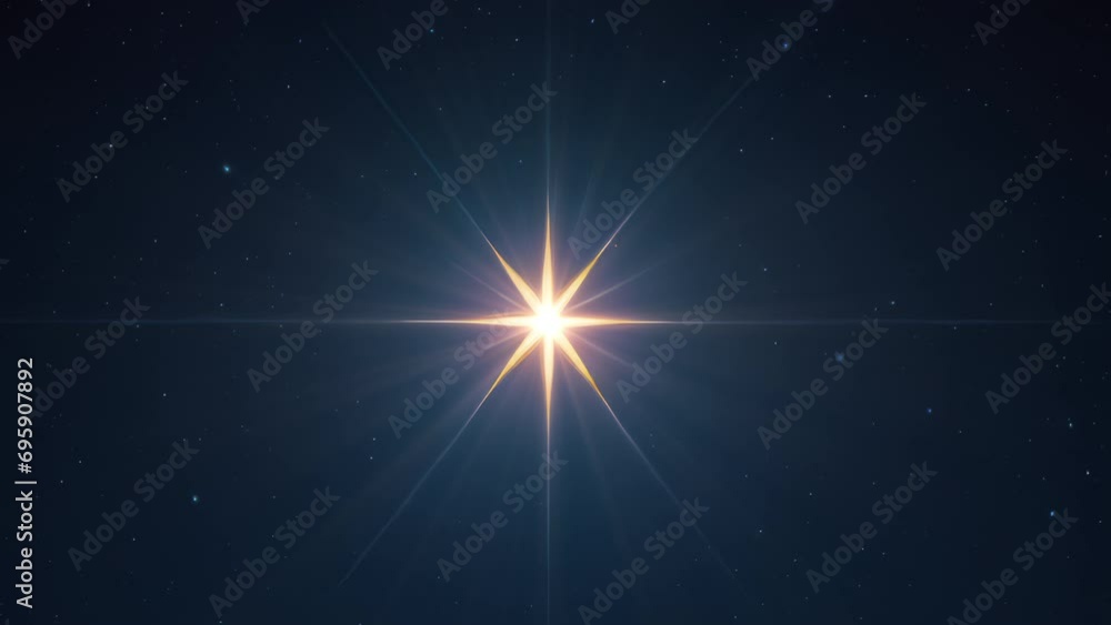 A large Christmas Nativity Star. A large Christmas Nativity Star.