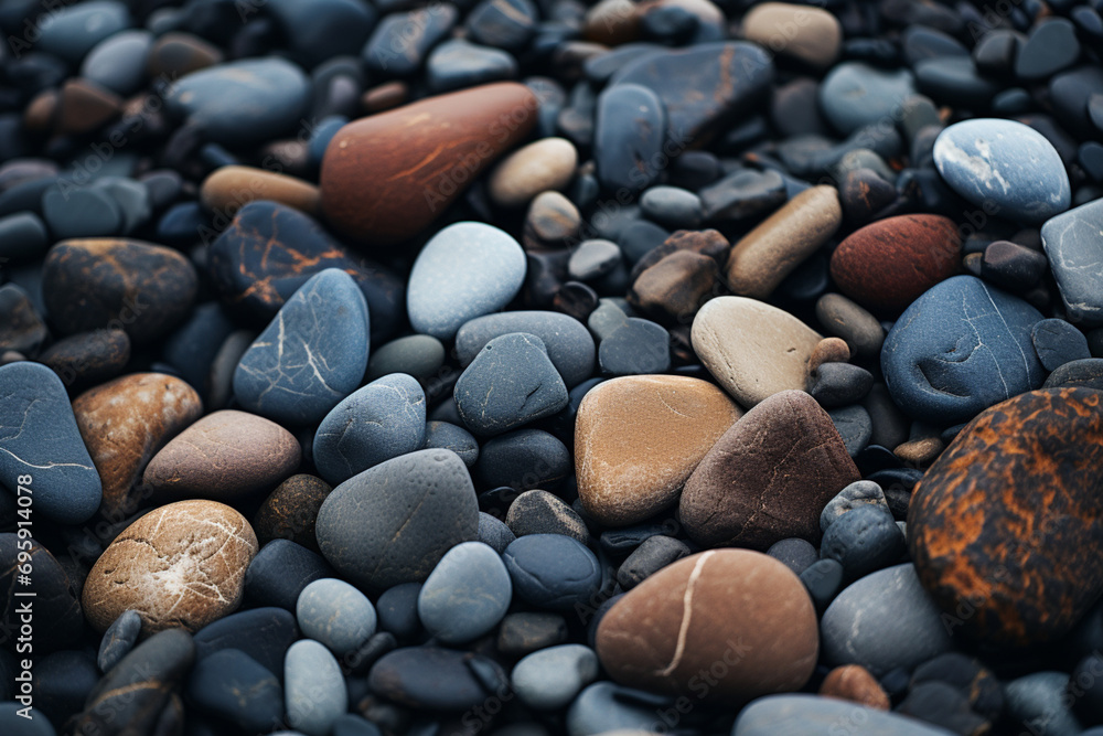 Close-up of Stones on Ground