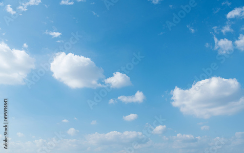Photography Blue sky with some white clouds