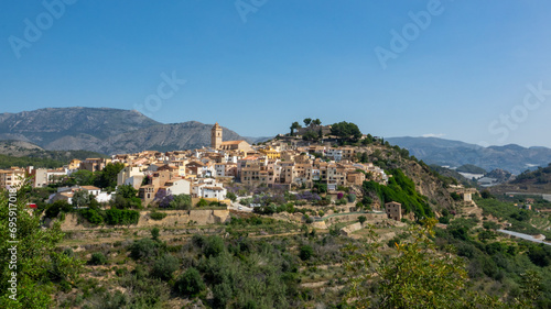 La Nucia village in Spain