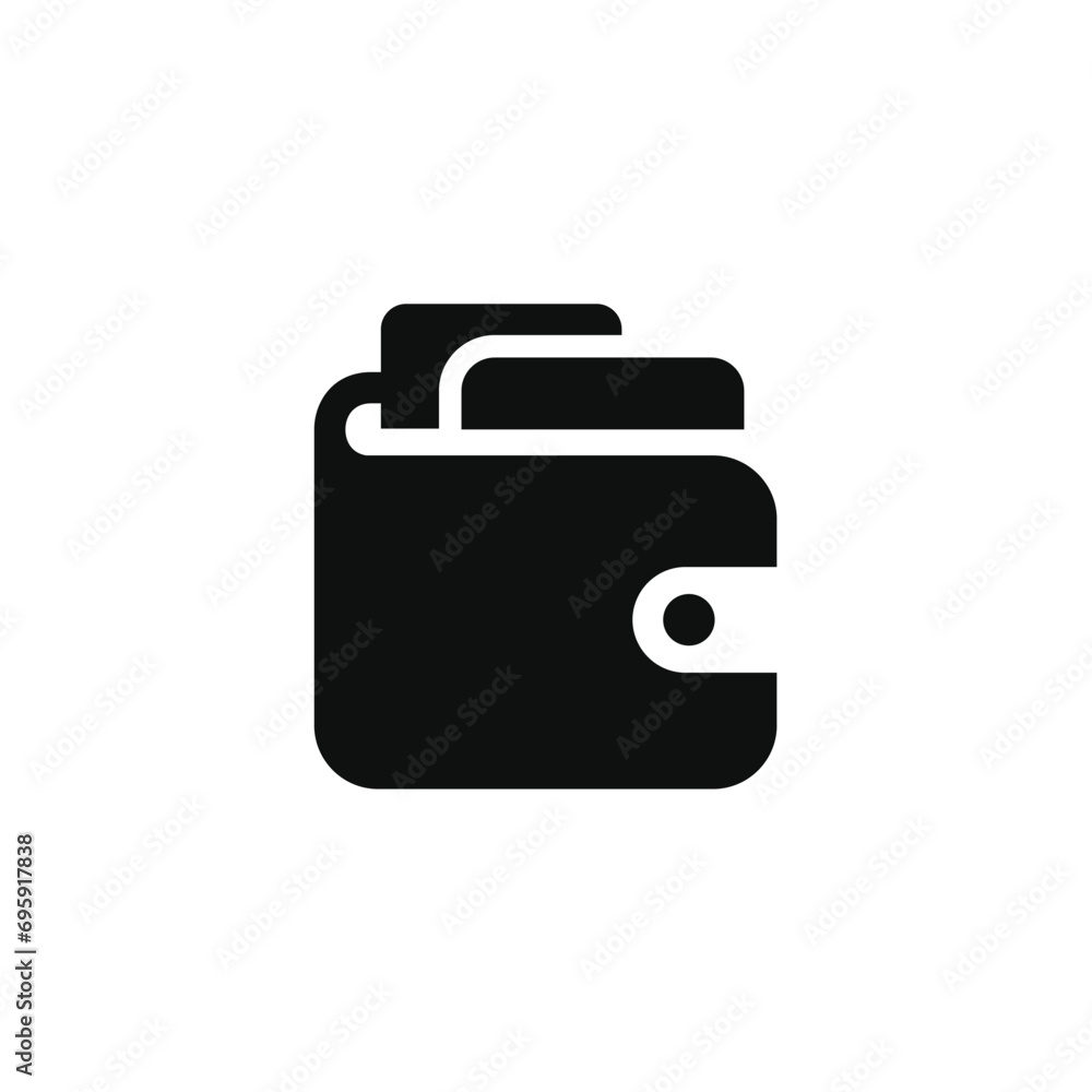 Wallet icon isolated on transparent background Wallet icon isolated on transparent background