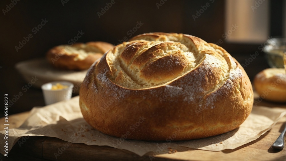 loaf of bread with seeds