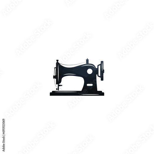Manual sew machine icon. Simple illustration of manual sew machine icon for web design isolated on white background.