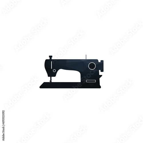 Sew machine icon. Simple illustration of sew machine icon for web design isolated on white background.