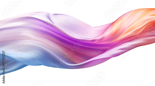 An abstract blend of pink, blue, and orange color flow isolated background