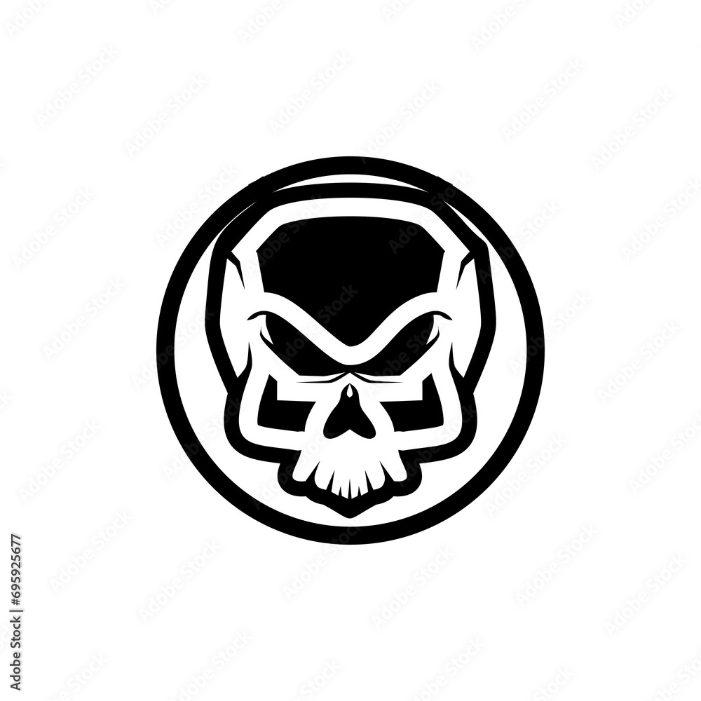 Cool skull logo. Skull vector illustration. Cool skull logo. Skull vector illustration.