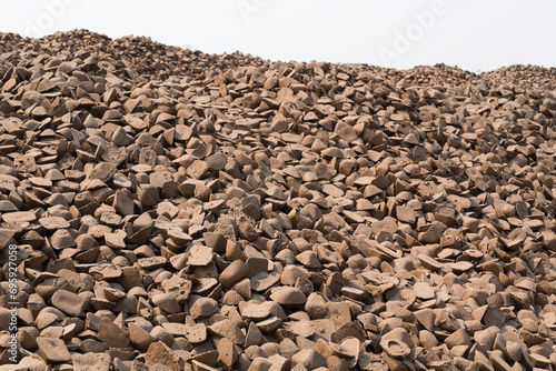 Pig iron , is an intermediate good used by the iron industry in the production of steel, which is developed by smelting iron ore in a blast furnace. Pig iron has a high carbon 3.5-4.5%