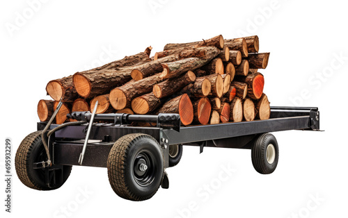 Outdoor Log Splitter Snapshot On a White or Clear Surface PNG Transparent Background. photo