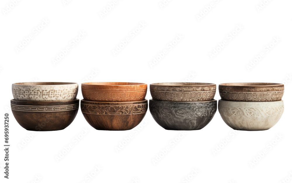 A Glimpse of a Handmade Clay Tableware Se On a White or Clear Surface PNG Transparent Background. A Glimpse of a Handmade Clay Tableware Se On a White or Clear Surface PNG Transparent Background.
