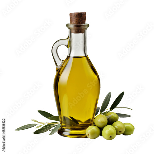 Olive oil, PNG image, isolated image.