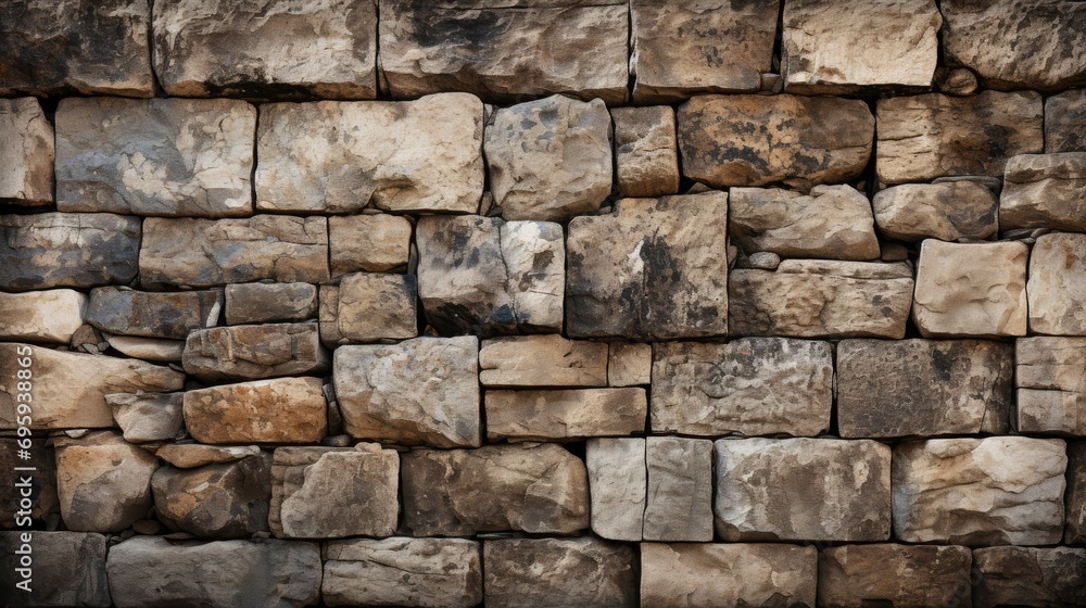 Close Stone Wall Texture Background Wallpaper, Background Image, Background For Banner, HD