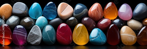 Colored Stones On Wall Background Designers, Background Image, Background For Banner, HD