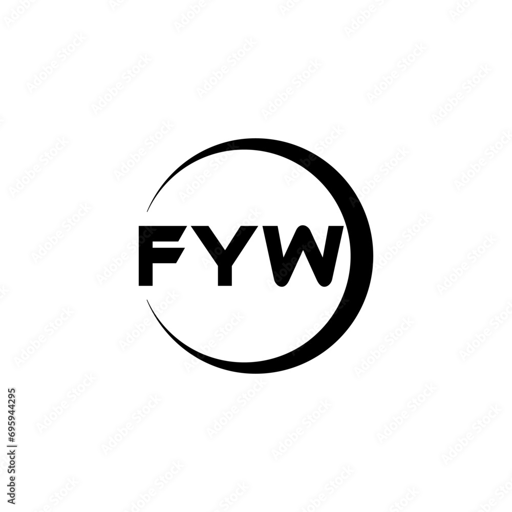 FYW letter logo design with white background in illustrator, cube logo, vector logo, modern alphabet font overlap style. calligraphy designs for logo, Poster, Invitation, etc. FYW letter logo design with white background in illustrator, cube logo, vector logo, modern alphabet font overlap style. calligraphy designs for logo, Poster, Invitation, etc.