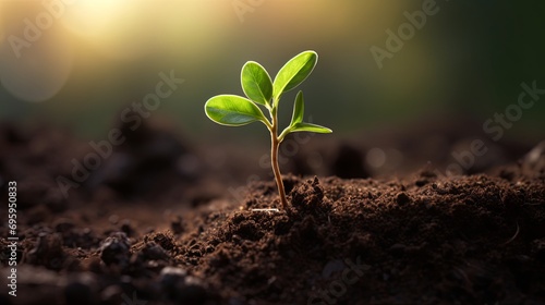 Seedling Growth Earth Day Macro