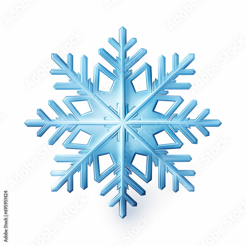 Snowflake Emoji Cold Icons, Snowflake extremely large on a white background