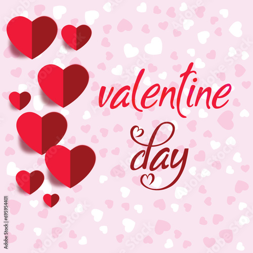 Happy Valentine's Day Vector design, Happy Valentine's Day banner, Valentine's Day design, Valentine' day background, Happy Valentine's Day. Handwritten calligraphic lettering 