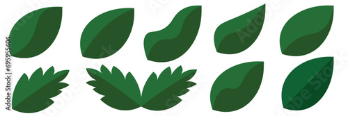 set of green leaves vector bundle , green leaves collection illustration, Greenery Bundle, Lush Green Leaves, Vector Leaf Collection, Leafy Vector Graphics, Foliage Clipart, Nature Design Bundle