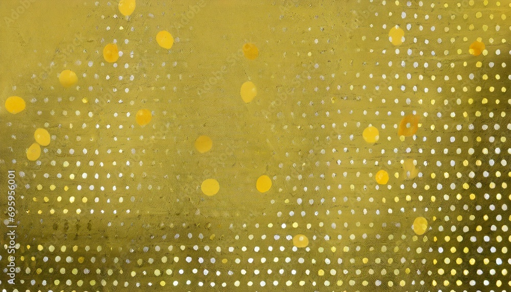 abstract yellow background with polka dots